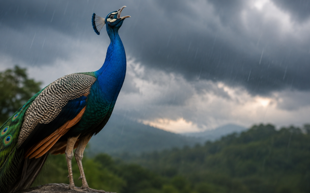 Why peacocks seem to ‘announce’ rain: Breeding season may hold the answer