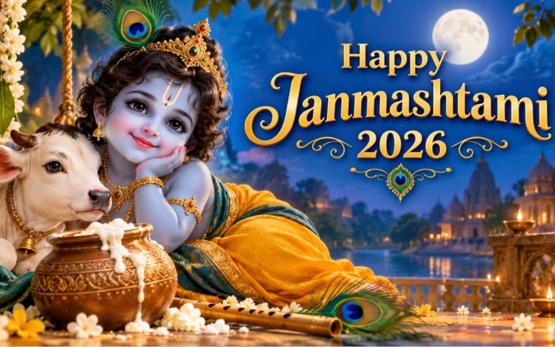 Happy Janmashtami 2026 Images: Create Makhan Chor Bal Krishna Photos Using These ChatGPT Prompts